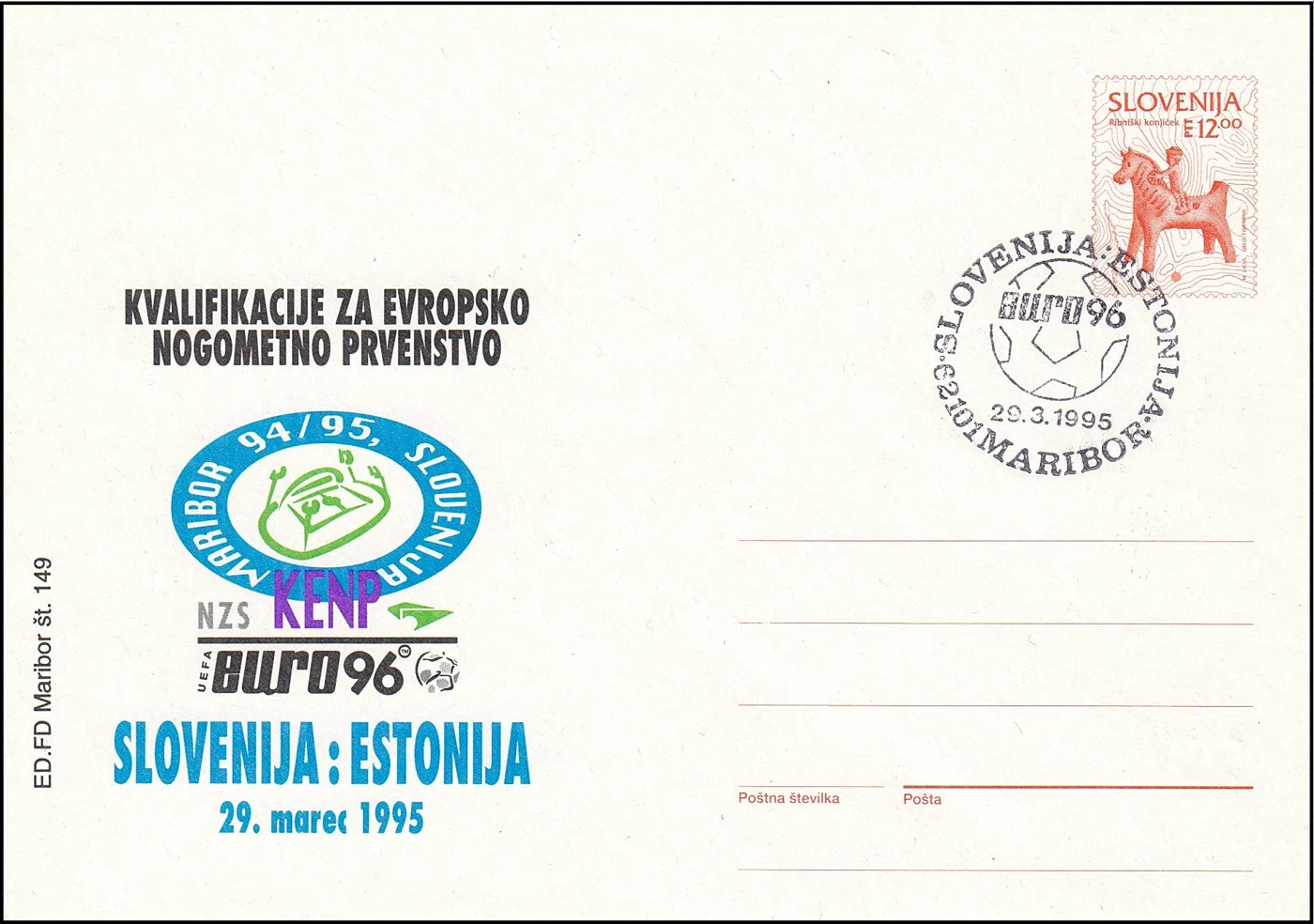 EURO '96 SLOVENIJA : ESTONIJA